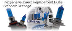 Direct replacement Ultra White Bulbs